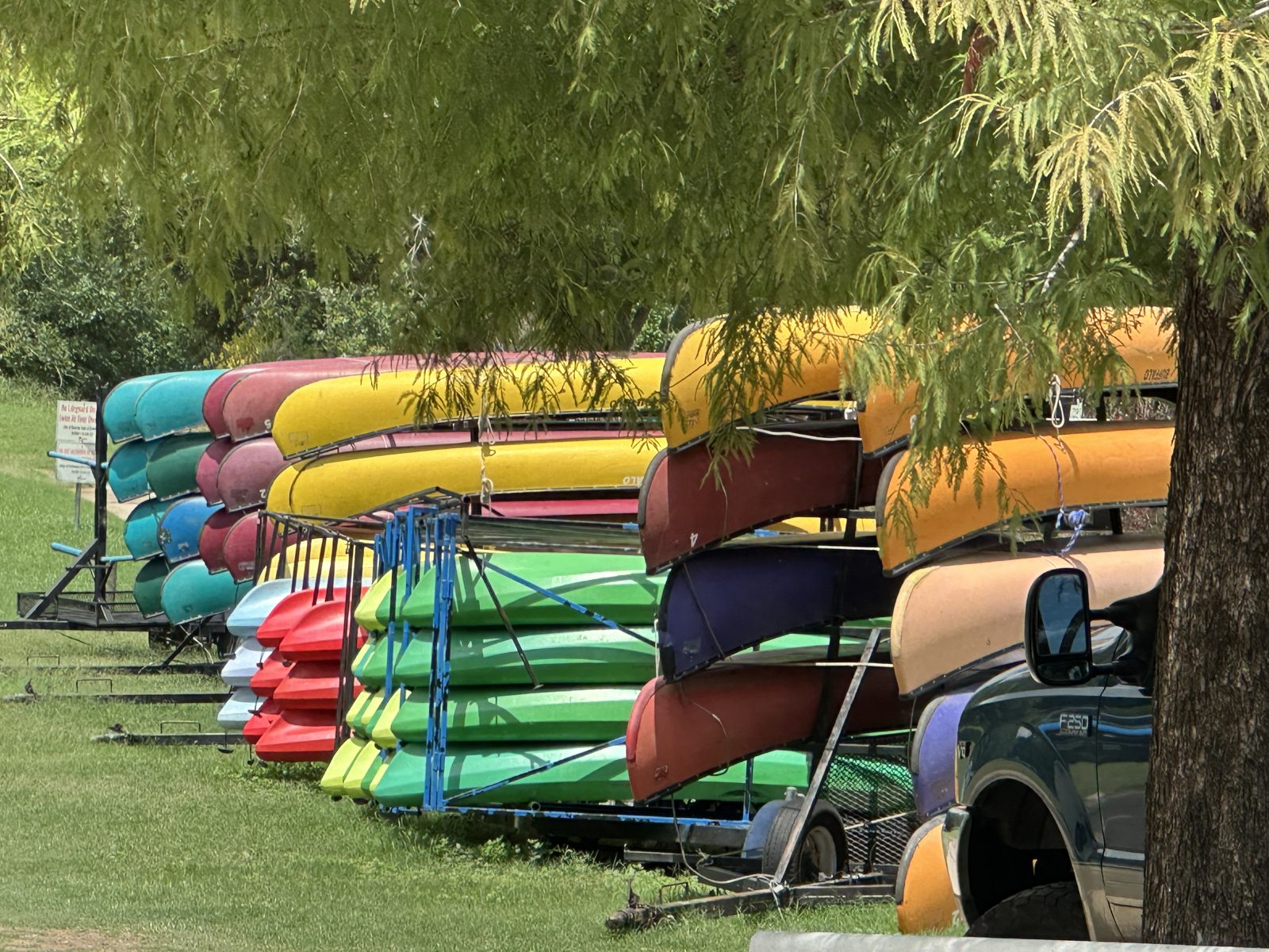 Kayak and canoe fleet